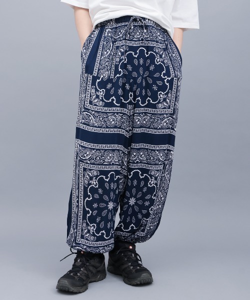 チチカカ(チチカカ)の「総柄バルーン パンツ(その他パンツ・レディース・イエロー/ネイビー/グリーン・FREE)」の7枚目の写真