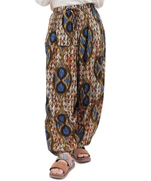 チチカカ(チチカカ)の「総柄バルーン パンツ(その他パンツ・レディース・イエロー/ネイビー/グリーン・FREE)」の11枚目の写真