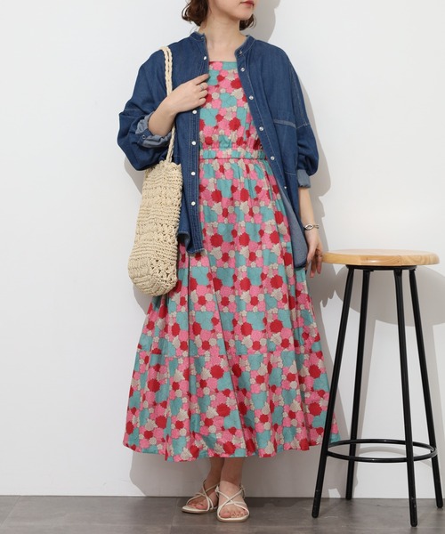 KILKI(キルキー)の「kilki ヘビイチゴプリントスカート 半端袖(ワンピース・レディース・イエロー系その他/ピンク系その他・ONESIZE)」の2枚目の写真
