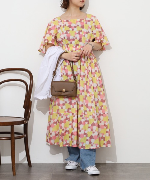 KILKI(キルキー)の「kilki ヘビイチゴプリントスカート 半端袖(ワンピース・レディース・イエロー系その他/ピンク系その他・ONESIZE)」の4枚目の写真