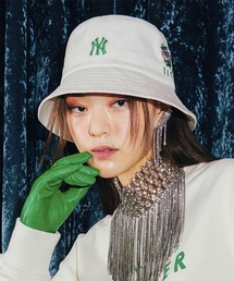 エムエルビー【MLB】- ニューヨーク・ヤンキース ペイズリー バケットハット【New York Yankees Tiger Bucket Hat 3AHT0092N】