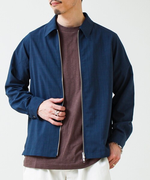 セール】【きれい見え快適素材】ドライポリ Classy Zipシャツ（シャツ
