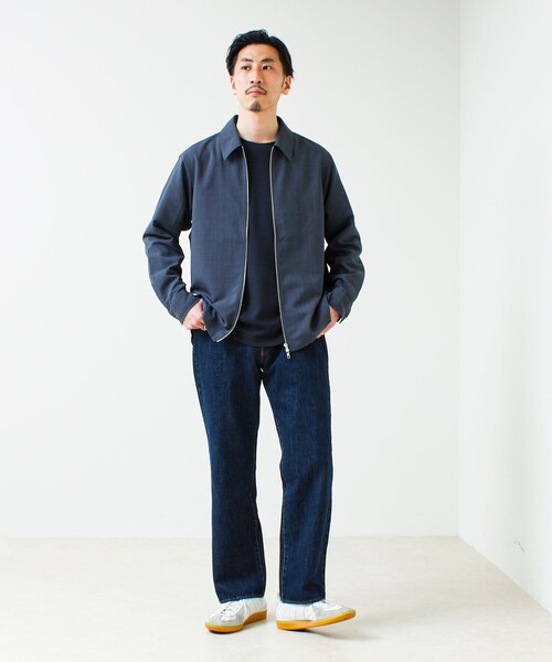 GLOSTER(グロスター)の「【きれい見え快適素材】ドライポリ Classy Zipシャツ(シャツ/ブラウス・メンズ・ブラック/ネイビー/チャコールグレー・M/L/S)」の10枚目の写真