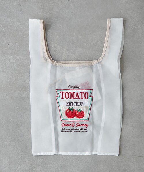 BIRTHDAY BAR（バースデイバー）の「【Finissage】リトルモカコンパクトマルシェバック（エコバッグ/サブバッグ・レディース・グレー/ブルー/ホワイト・0）」の17枚目の写真