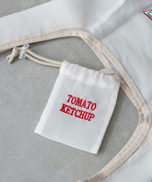 BIRTHDAY BAR（バースデイバー）の「【Finissage】リトルモカコンパクトマルシェバック（エコバッグ/サブバッグ・レディース・グレー/ブルー/ホワイト・0）」の4枚目の写真