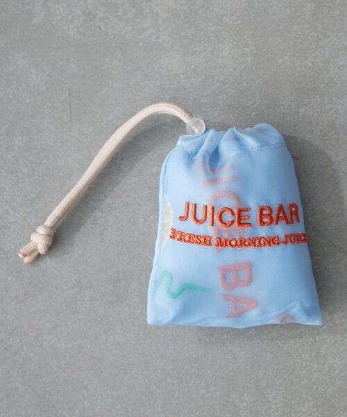 BIRTHDAY BAR（バースデイバー）の「【Finissage】リトルモカコンパクトマルシェバック（エコバッグ/サブバッグ・レディース・グレー/ブルー/ホワイト・0）」の14枚目の写真