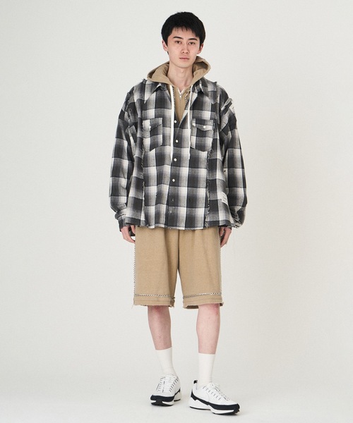 DISCOVERED（ディスカバード）の「SWITCH NEL SHIRTS（シャツ/ブラウス・メンズ・ブルー/ブラック・1/3）」の3枚目の写真