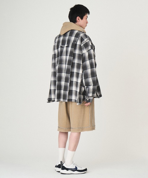 DISCOVERED（ディスカバード）の「SWITCH NEL SHIRTS（シャツ/ブラウス・メンズ・ブルー/ブラック・1/3）」の5枚目の写真