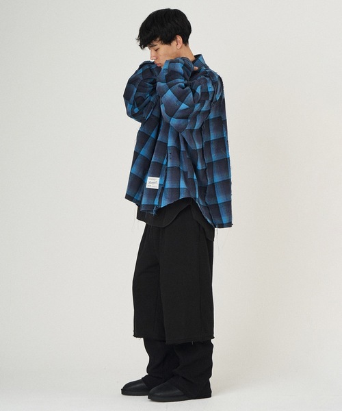 DISCOVERED（ディスカバード）の「SWITCH NEL SHIRTS（シャツ/ブラウス・メンズ・ブルー/ブラック・1/3）」の9枚目の写真