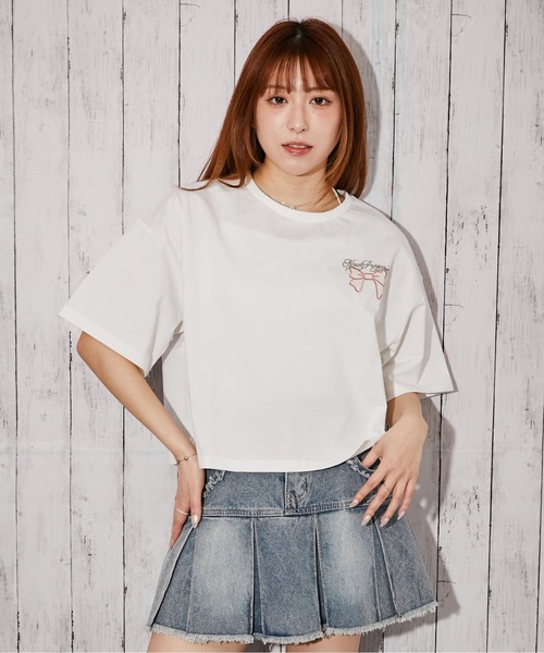 GORGE(ゴージ)の「《レースバニー》バックプリントTシャツ/ストリート×Y2K/春夏/全3色(Tシャツ/カットソー・レディース・ピンク/オフホワイト/ブラック・F)」の12枚目の写真