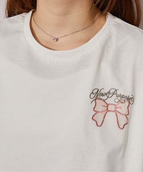 GORGE(ゴージ)の「《レースバニー》バックプリントTシャツ/ストリート×Y2K/春夏/全3色(Tシャツ/カットソー・レディース・ピンク/オフホワイト/ブラック・F)」の7枚目の写真