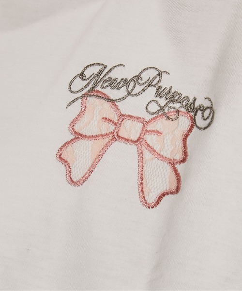 GORGE(ゴージ)の「《レースバニー》バックプリントTシャツ/ストリート×Y2K/春夏/全3色(Tシャツ/カットソー・レディース・ピンク/オフホワイト/ブラック・F)」の6枚目の写真