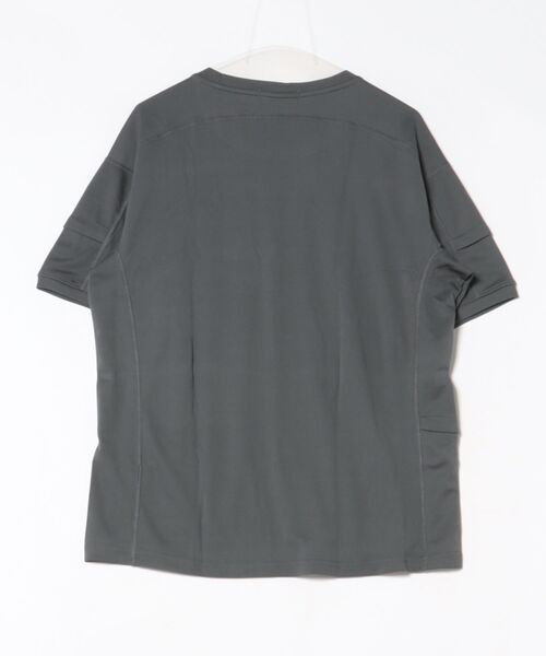 MAISON CLUB(メゾンクラブ)の「【MAISON CLUB】Military HOOK Tee / ミリタリーフックTシャツ ドライ/速乾 KNF-YI(Tシャツ/カットソー・メンズ・ブラック/カーキ/グレー・2XL/XL)」の4枚目の写真