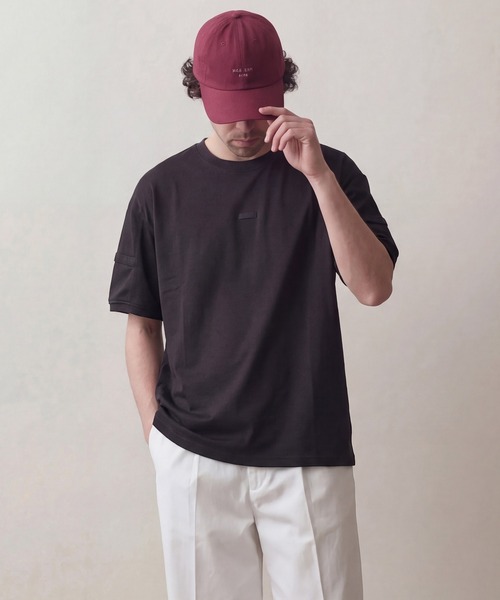 MAISON CLUB(メゾンクラブ)の「【MAISON CLUB】Military HOOK Tee / ミリタリーフックTシャツ ドライ/速乾 KNF-YI(Tシャツ/カットソー・メンズ・ブラック/カーキ/グレー・2XL/XL)」の8枚目の写真