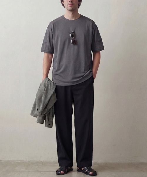 MAISON CLUB(メゾンクラブ)の「【MAISON CLUB】Military HOOK Tee / ミリタリーフックTシャツ ドライ/速乾 KNF-YI(Tシャツ/カットソー・メンズ・ブラック/カーキ/グレー・2XL/XL)」の18枚目の写真