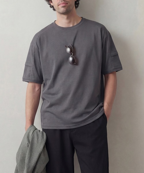 MAISON CLUB(メゾンクラブ)の「【MAISON CLUB】Military HOOK Tee / ミリタリーフックTシャツ ドライ/速乾 KNF-YI(Tシャツ/カットソー・メンズ・ブラック/カーキ/グレー・2XL/XL)」の17枚目の写真