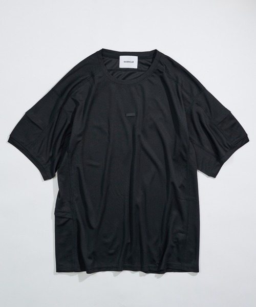 MAISON CLUB(メゾンクラブ)の「【MAISON CLUB】Military HOOK Tee / ミリタリーフックTシャツ ドライ/速乾 KNF-YI(Tシャツ/カットソー・メンズ・ブラック/カーキ/グレー・2XL/XL)」の10枚目の写真