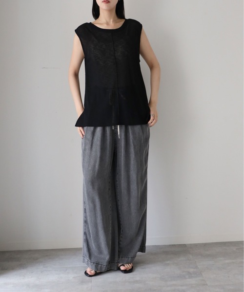 model：164cm. 着用サイズ：FREE