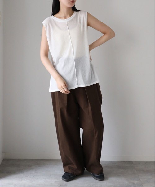 model：164cm. 着用サイズ：FREE
