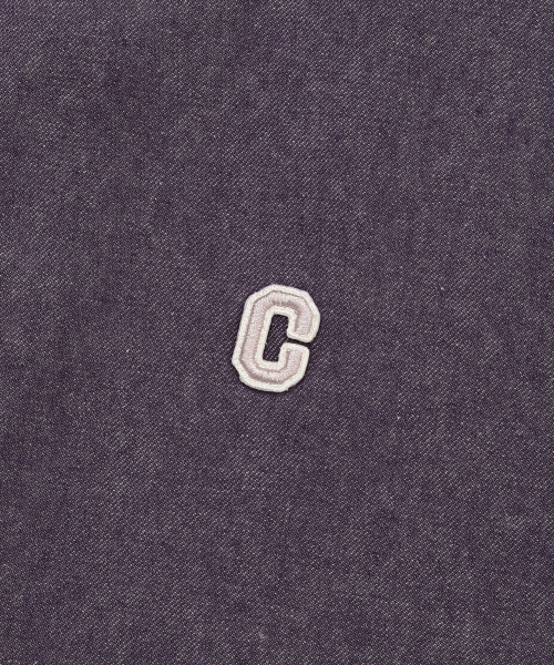COVERNAT（カバーナット）の「Cロゴデニムハーフシャツパープル（シャツ/ブラウス・レディース・その他・SMALL/MEDIUM/LARGE/X-LARGE）」の6枚目の写真