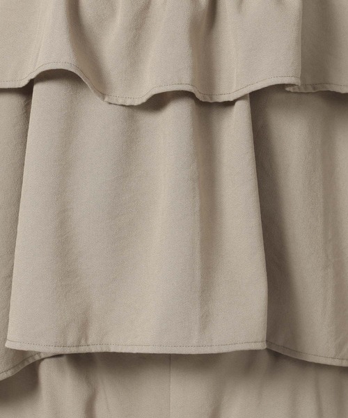 LAKOLE（ラコレ）の「リネンライクティアードキャミ / 657242（キャミソール・レディース・ライトグリーン/チャコール/アイボリー/グレイッシュベージュ・FREE）」の21枚目の写真