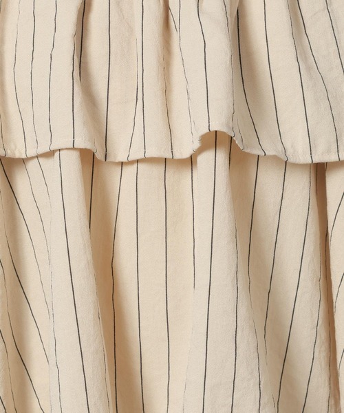 LAKOLE（ラコレ）の「リネンライクティアードキャミ / 657242（キャミソール・レディース・ライトグリーン/チャコール/アイボリー/グレイッシュベージュ・FREE）」の19枚目の写真