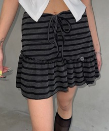 ストレッチフリルミニスカート
