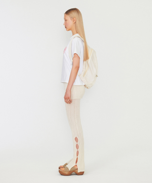 DIAGONAL(ダイアゴナル)の「LIGHT PACKABLE BACKPACK (ivory)(バックパック/リュック・レディース・アイボリー・FREE)」の6枚目の写真