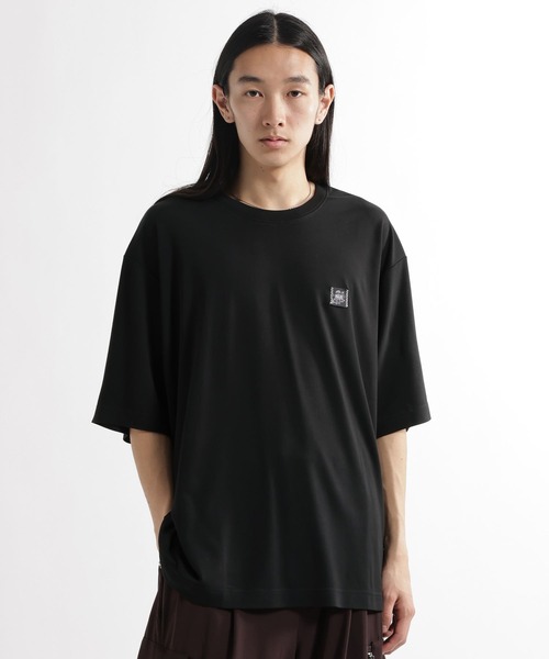 HARE（ハレ）の「【接触冷感】タグロゴシシュウカット(HARE)（Tシャツ/カットソー・メンズ・ブラウン/ホワイト/パープル/ブラック・MEDIUM/SMALL）」の21枚目の写真