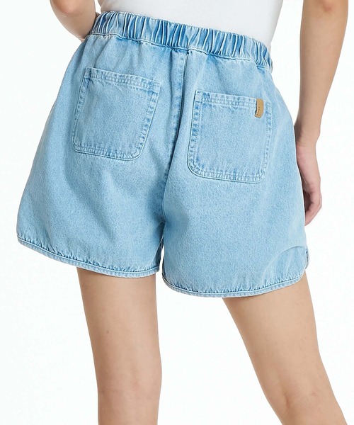 ROXY(ロキシー)の「ROXY/ロキシー ショートパンツ ショーツ デニム RIDING ON RPT262049(その他パンツ・レディース・ライトブルー/ブルー・S/M)」の4枚目の写真