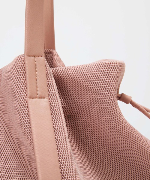 Breath TOPKAPI(ブレストプカピ)の「【Breath TOPKAPI】メッシュ 2way ビッグ トートバッグ(トートバッグ・レディース・グレー×ピンク/カーキ/ブラック・FREE)」の9枚目の写真