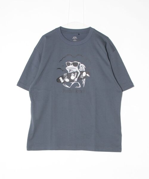 OAKLEY(オークリー)の「【別注】オークリー BORDERLESS S/S TEE RIBBIT RIDE 限定コラボ(Tシャツ/カットソー・メンズ・オフホワイト/チャコールグレー/ブラック・S/M/L/LL/3L)」の5枚目の写真