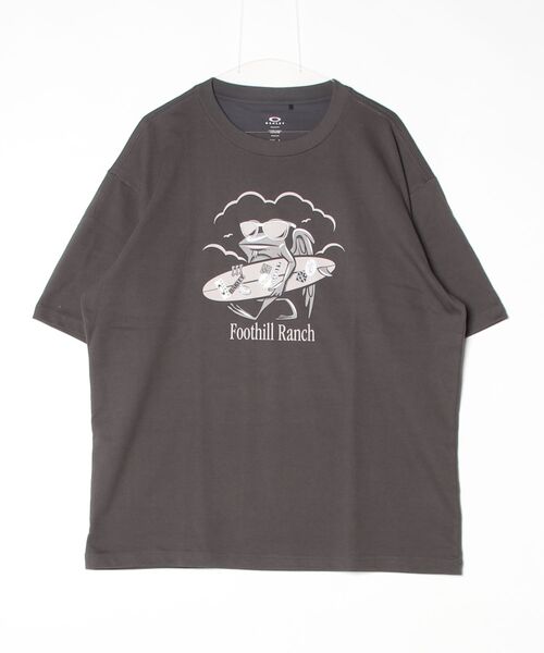 OAKLEY(オークリー)の「【別注】オークリー BORDERLESS S/S TEE RIBBIT RIDE 限定コラボ(Tシャツ/カットソー・メンズ・オフホワイト/チャコールグレー/ブラック・S/M/L/LL/3L)」の6枚目の写真