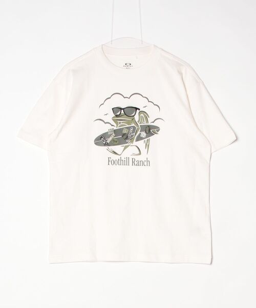 OAKLEY(オークリー)の「【別注】オークリー BORDERLESS S/S TEE RIBBIT RIDE 限定コラボ(Tシャツ/カットソー・メンズ・オフホワイト/チャコールグレー/ブラック・S/M/L/LL/3L)」の7枚目の写真