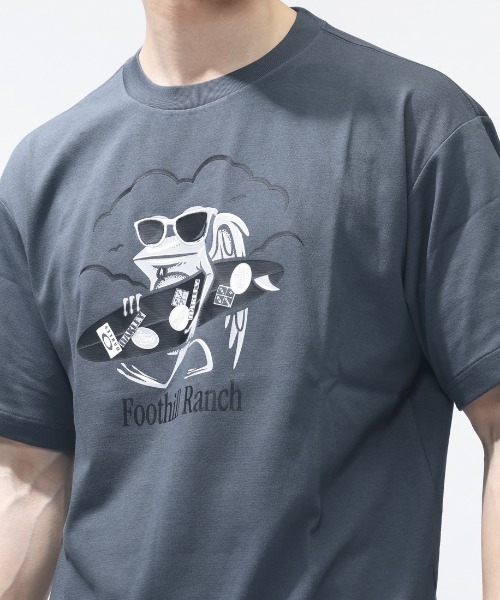 OAKLEY(オークリー)の「【別注】オークリー BORDERLESS S/S TEE RIBBIT RIDE 限定コラボ(Tシャツ/カットソー・メンズ・オフホワイト/チャコールグレー/ブラック・S/M/L/LL/3L)」の9枚目の写真