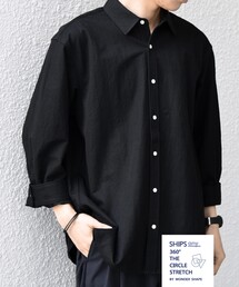 SHIPS any(�V�b�v�X �G�j�B)��SHIPS any:�q�ڐG�⊴/�X�g���b�`�r360° THE CIRCLE STRETCH ���l�� �~�b�N�X 7���� ���M�����[ �V���c(�Z�b�g�A�b�v�Ή�)��(�V���c/�u���E�X)