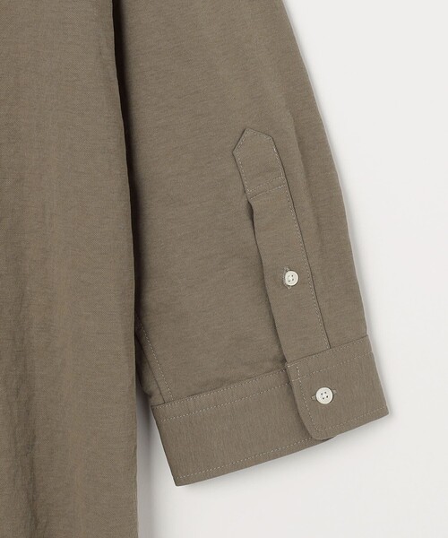 SHIPS any:〈接触冷感/ストレッチ〉360° THE CIRCLE STRETCH リネン ミックス 7分袖 レギュラー シャツ(セットアップ対応)◆