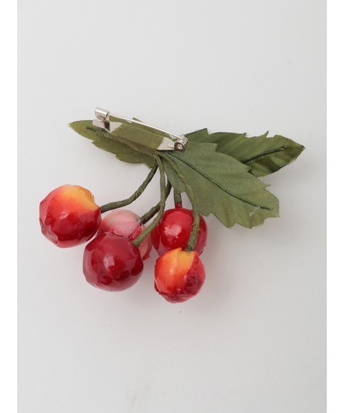 PINK HOUSE（ピンクハウス）の「さくらんぼコサージュ（ブローチ/コサージュ・レディース・チェリーレッド・フリー）」の3枚目の写真