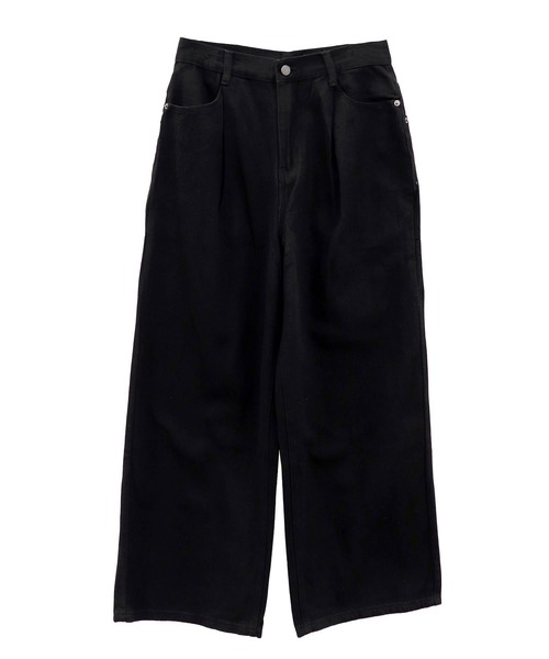 ISOOK(アイスー)の「コットンワイドタックパンツ(chiica select) / チノパンツ コットンパンツ カジュアルパンツ ワイドパンツ(チノパンツ・レディース・ブラック/ベージュ/アイボリー・M/S)」の18枚目の写真
