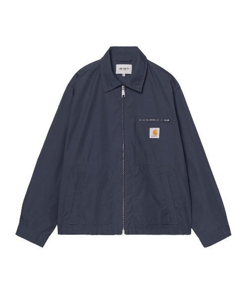 Carhartt WIP(カーハートダブリューアイピー)の「Carhartt WIP POSTAL JACKET(カーハートワークインプログレス ポスタルジャケット)(デニムジャケット・メンズ・ブラック/ブルー・SMALL/MEDIUM/LARGE/X-LARGE)」の1枚目の写真