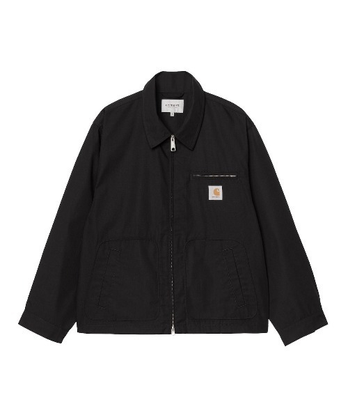 Carhartt WIP(カーハートダブリューアイピー)の「Carhartt WIP POSTAL JACKET(カーハートワークインプログレス ポスタルジャケット)(デニムジャケット・メンズ・ブラック/ブルー・SMALL/MEDIUM/LARGE/X-LARGE)」の2枚目の写真