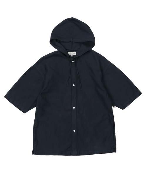 The DUFFER of ST.GEORGE(ザダファーオブセントジョージ)の「UNCUT CORDUROY S/S SHIRT PARKA:セットアップ対応 アンカットコーデュロイ 半袖シャツパーカー(シャツ/ブラウス・メンズ・ホワイト/ライトブルー/ネイビー・X-LARGE/LARGE/MEDIUM)」の18枚目の写真