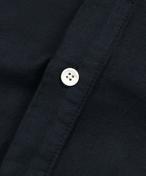 The DUFFER of ST.GEORGE(ザダファーオブセントジョージ)の「UNCUT CORDUROY S/S SHIRT PARKA:セットアップ対応 アンカットコーデュロイ 半袖シャツパーカー(シャツ/ブラウス・メンズ・ホワイト/ライトブルー/ネイビー・X-LARGE/LARGE/MEDIUM)」の7枚目の写真