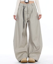 JOHNNY WOLF（ジョニーウルフ）の「HAKURO カーブライン タック ワイドスラックス（スラックス）」