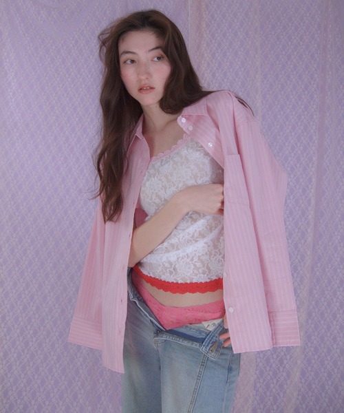 hanky panky× Casselini】シグネチャーレース クラシックキャミソール
