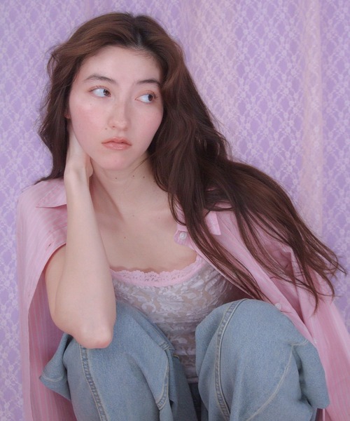 Casselini（キャセリーニ）の「【hanky panky× Casselini】シグネチャーレース クラシックキャミソール（PINK MIX）（キャミソール・レディース・マルチ・X-SMALL/SMALL）」の7枚目の写真