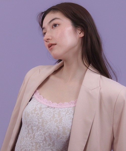 Casselini（キャセリーニ）の「【hanky panky× Casselini】シグネチャーレース クラシックキャミソール（PINK MIX）（キャミソール・レディース・マルチ・X-SMALL/SMALL）」の9枚目の写真