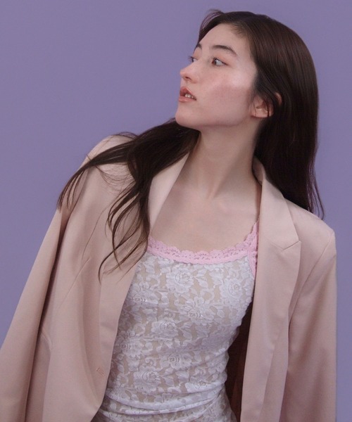 Casselini（キャセリーニ）の「【hanky panky× Casselini】シグネチャーレース クラシックキャミソール（PINK MIX）（キャミソール・レディース・マルチ・X-SMALL/SMALL）」の10枚目の写真