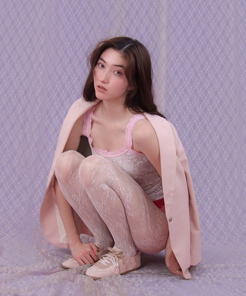 Casselini（キャセリーニ）の「【hanky panky× Casselini】シグネチャーレース クラシックキャミソール（PINK MIX）（キャミソール・レディース・マルチ・X-SMALL/SMALL）」の13枚目の写真