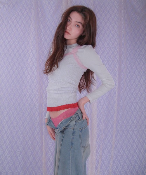 Casselini（キャセリーニ）の「【hanky panky× Casselini】シグネチャーレース クラシックキャミソール（PINK MIX）（キャミソール・レディース・マルチ・X-SMALL/SMALL）」の17枚目の写真